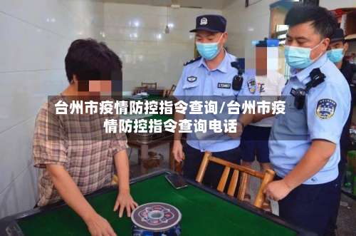 台州市疫情防控指令查询/台州市疫情防控指令查询电话-第1张图片