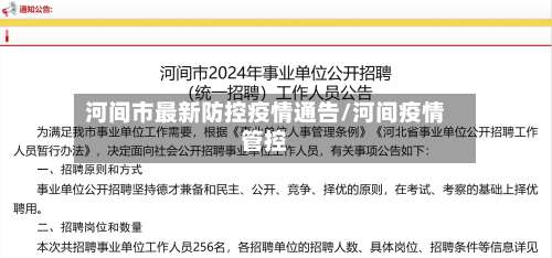 河间市最新防控疫情通告/河间疫情管控-第2张图片