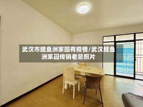 武汉市鲤鱼洲家园有疫情/武汉鲤鱼洲家园传销老总照片-第1张图片